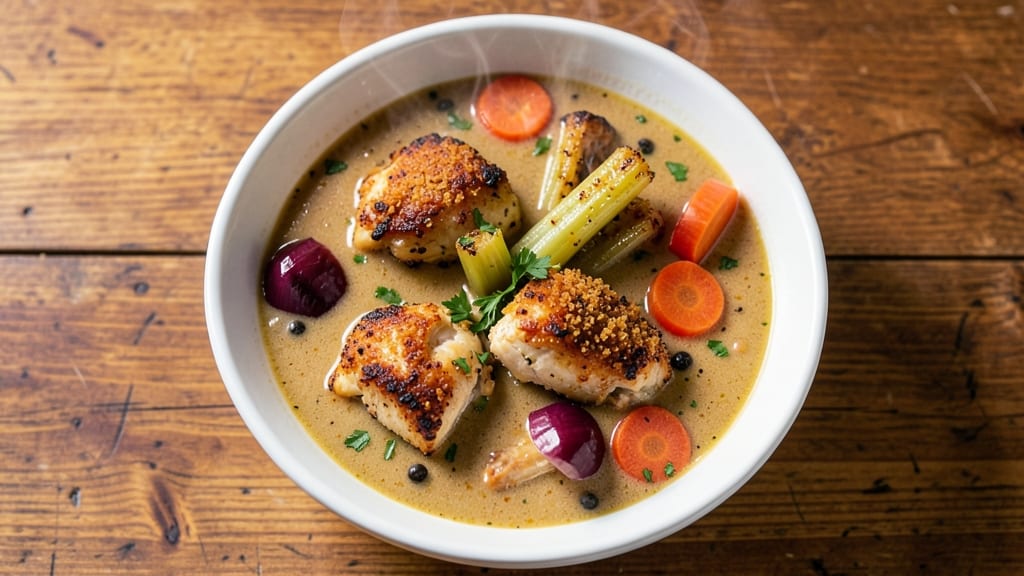 Best Crack Chicken Soup Recipe Pioneer Woman: Crisp Celery Crowns and Creamy Herb Velout Harmony