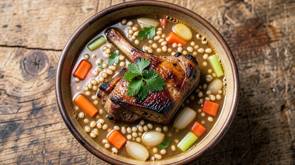 Beef Shank and Barley Soup Recipe: Slow-Simmered Richness With Chewy Barley