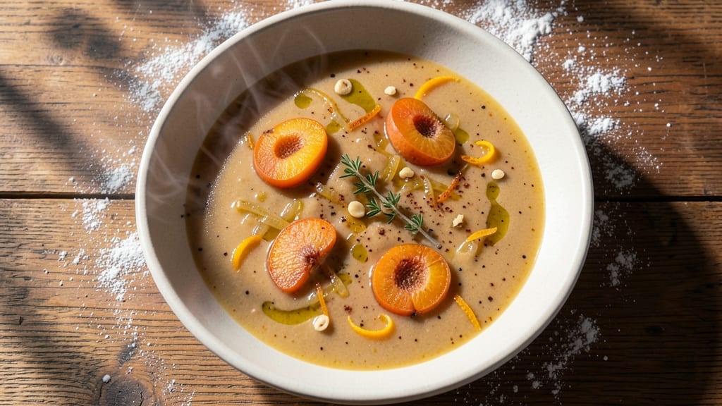 Apricot Soup Recipe: Velvety Spiced Sweetness With Crispy Topping Twist