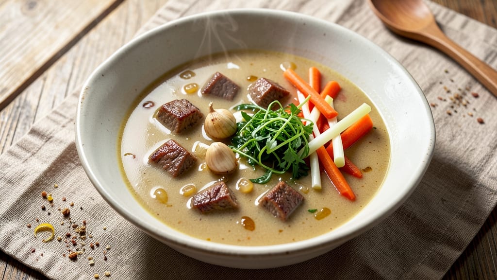 Beef Watercress Soup Recipe: Peppery Greens and Rich Broth Harmony