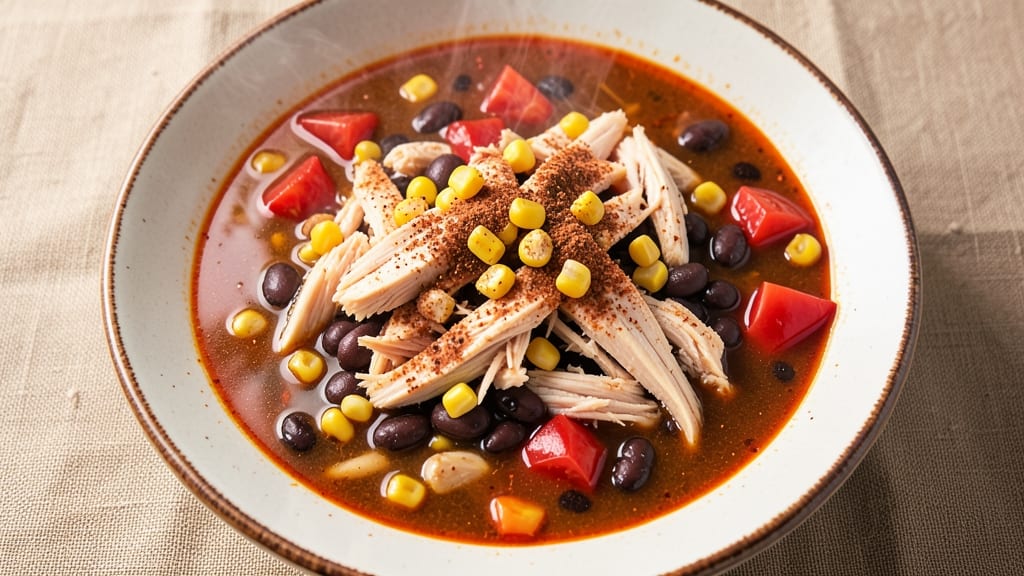 7-Can Taco Soup Recipe With Canned Chicken: One-Pot Fiesta in 30 Minutes