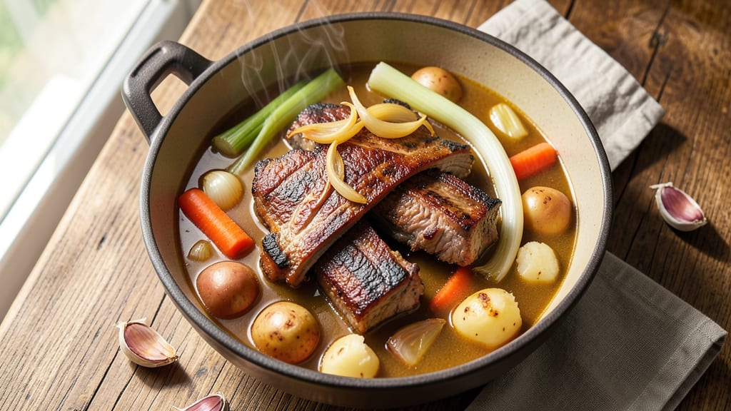 Beef Short Rib Vegetable Soup Recipe: Slow-Simmered Richness With Hearty Meat and Greens