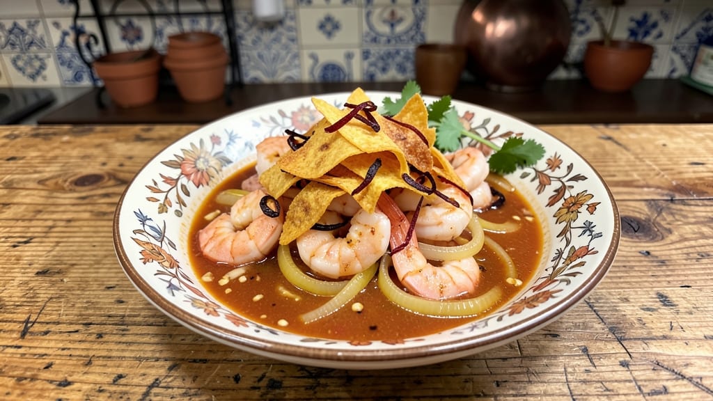 Baja Soup Recipe: Crispy Tortilla Strips and Smoky Chipotle Heat