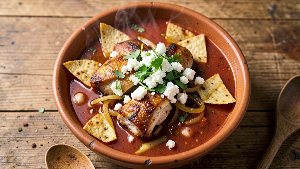 Azteca Chicken Tortilla Soup Recipe: Smoky Spice and Crispy Crown Crunch Fusion
