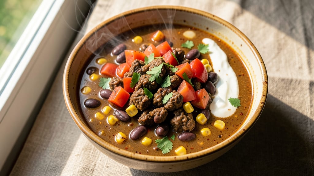 5-Can Taco Soup Recipe: Spiced-Up Crowd-Pleaser in One Pot