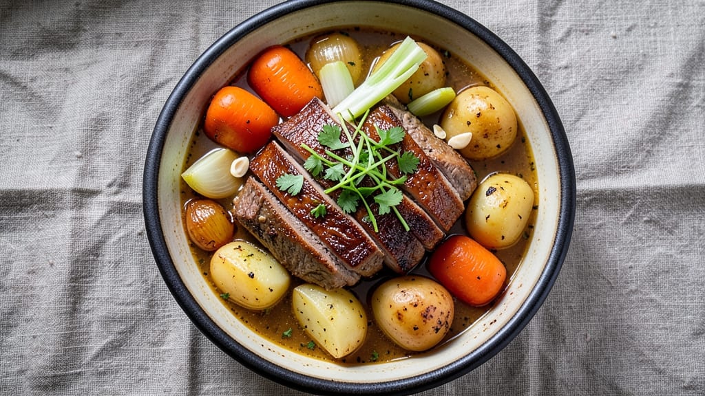 Award-Winning Slow Cooker Vegetable Beef Soup Recipe: Deep Umami Richness in One Pot