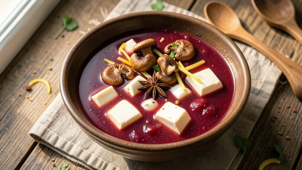 Beetroot Soup Recipe Chinese Style: Star Anise & Ginger Infused Velvety Richness