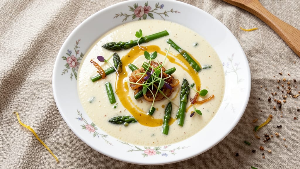 Asparagus Soup Recipe With Half and Half: Velvety Creaminess With Crisp Celery Crowns