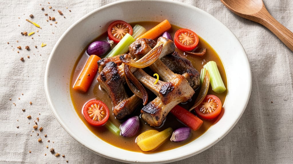 Beef Soup Bones Recipe Pressure Cooker: Rich Broth Extracted in Under an Hour