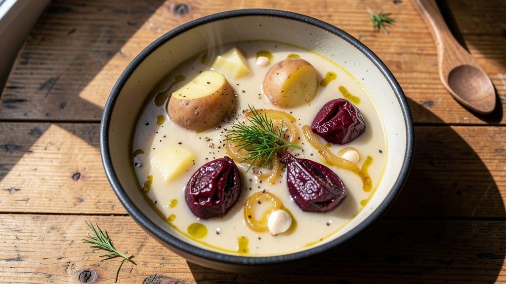 Beetroot and Potato Soup Recipe: Earthy Sweetness Meets Creamy Velvety Depth