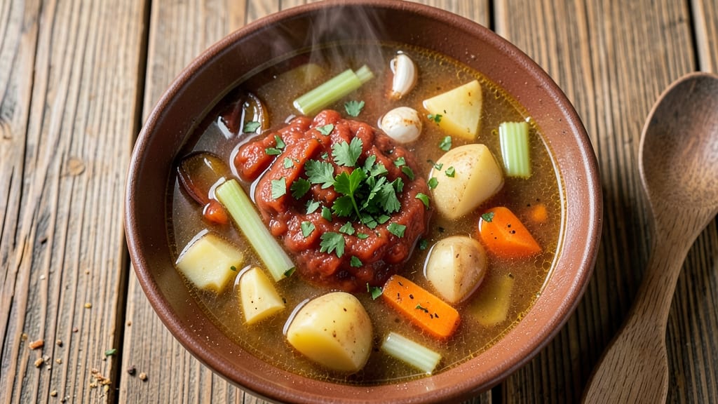 Bill Miller's Vegetable Soup Recipe: Hearty One-Pot Comfort With Celery Crown Crunch