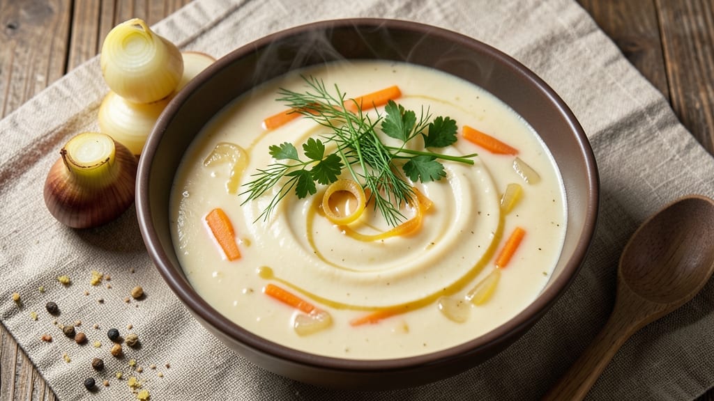 Avgolemono Soup Recipe America's Test Kitchen: Crispy Celery Crowns Meet Lemon-Egg Velout