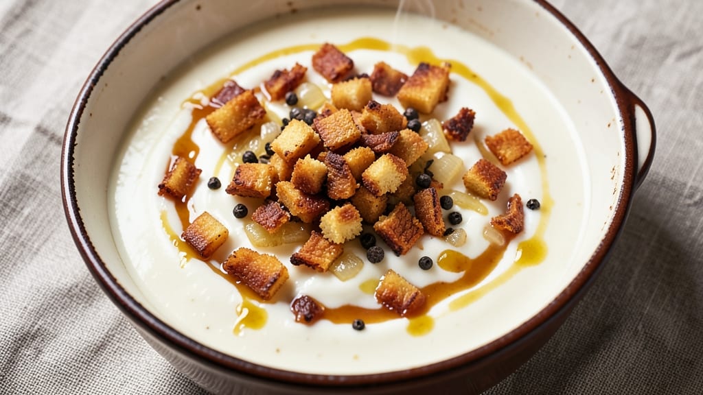 Baked Potato Soup Recipe Using Frozen Hash Browns: Crispy Crowns Over Creamy Velout