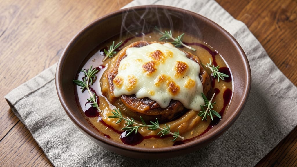 Bistro French Onion Soup Panera Recipe: Caramelized Onions and Gruyère Crunch