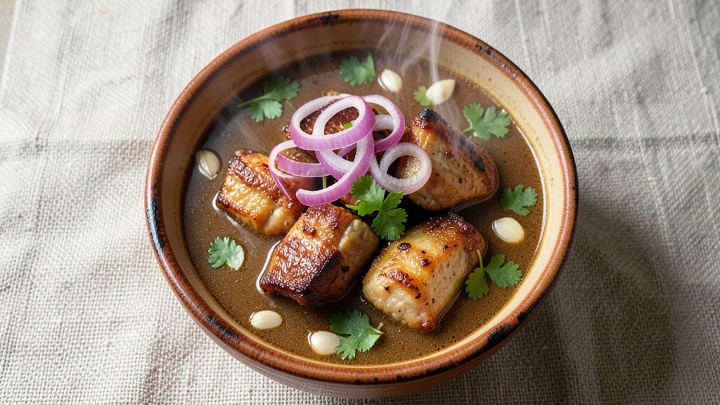 Adobo Soup Recipe: Soy-Braised Chicken and Pork With Tangy Vinegar Kick